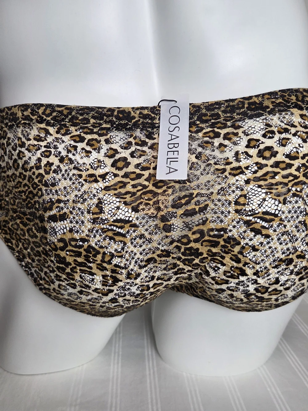Cosabella Men's Neutral Leopar Comfort Micro Briefs